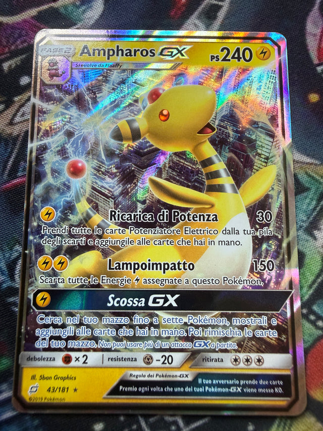 Ampharos GX — Carta Pokémon Raw NM – Pokémon