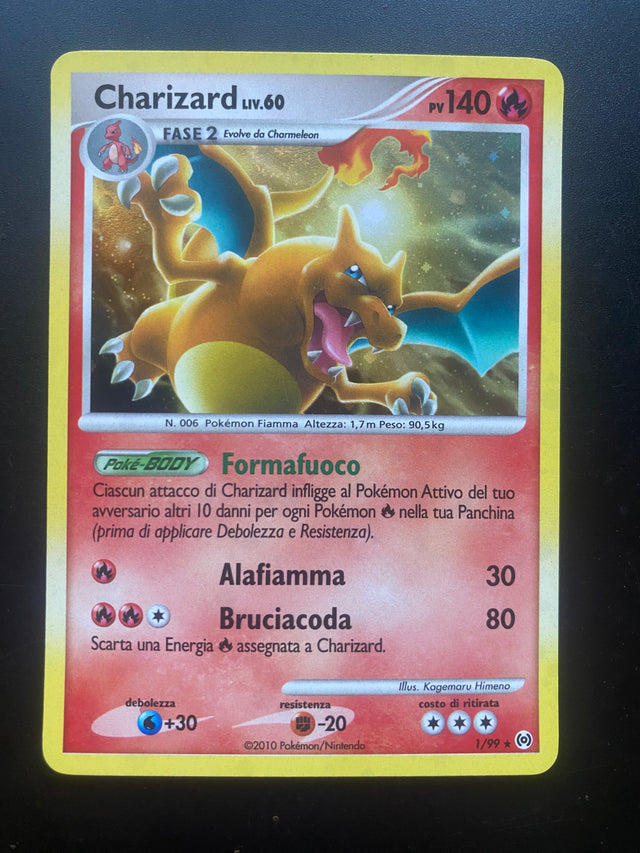 Charizard Lv.60 1/99 ITA Near Mint Platinum Arceus – Pokémon