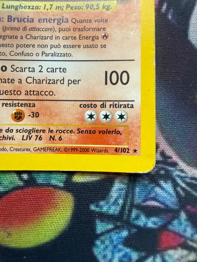 Charizard set base holo italiano – Pokémon – foto 3
