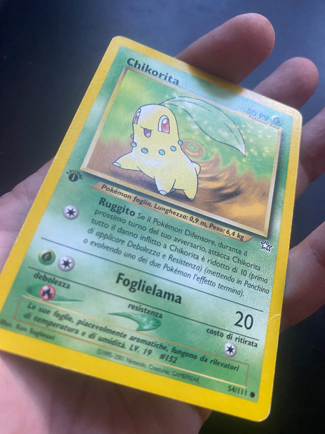 CHIKORITA 1 ED ITA GOOD – Pokémon – foto 3