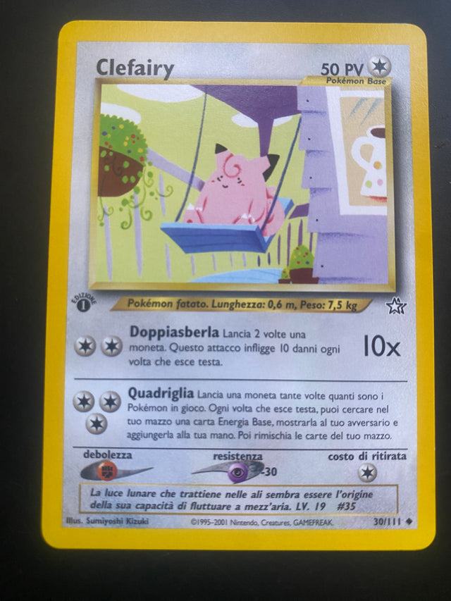 CLEFARY 1 ED ITA NO HOLO EX – Pokémon