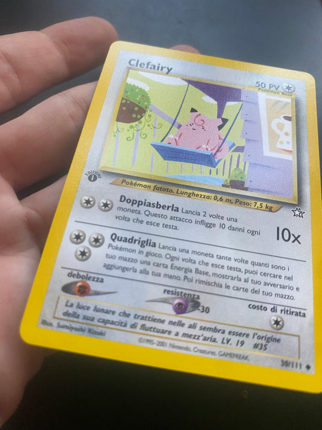 CLEFARY 1 ED ITA NO HOLO EX – Pokémon – foto 3