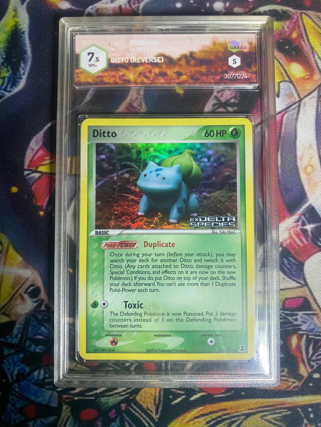 Ditto Reverse Holo (Stamped) Delta Species ENG GRAAD 7.5 – Pokémon gradata