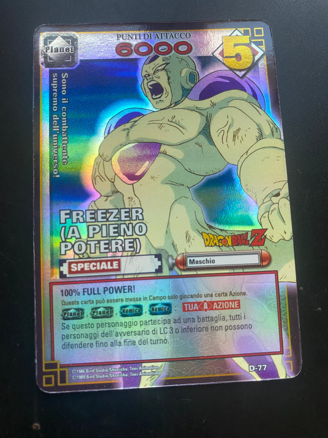 DRAGON BALL SERIE 1 FREEZER A PIENO POTERE ITA NM – Dragon Ball