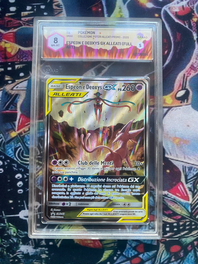 Espeon & Deoxys GX TAG TEAM ITA GRAAD 8 – Pokémon gradata
