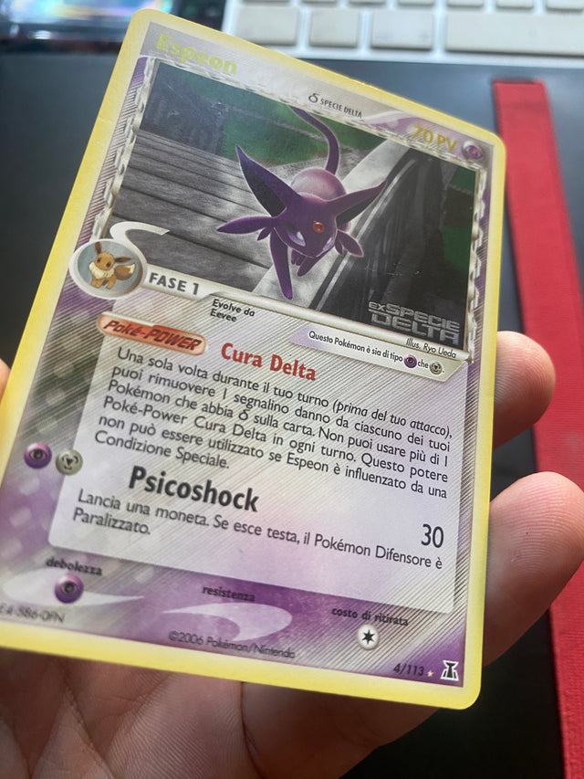Espeon δ 4/113 Specie Delta Stamped ITA Near Mint – Pokémon – foto 3