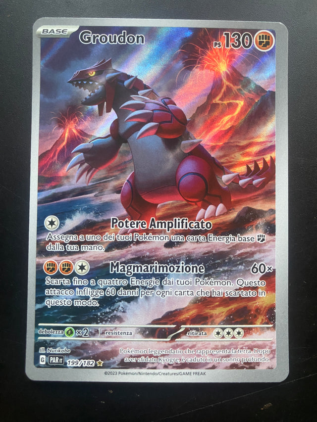 Groudon ITA Near Mint (centratura non perfetta) – Pokémon