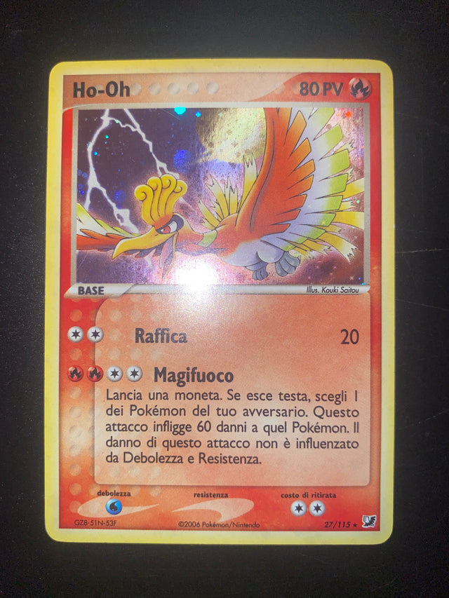 Ho-Oh 27/115 ITA EX- EX Forze Segrete – Pokémon