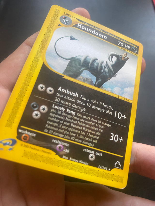 HOUNDOOM ENG 12/144 NO HOLO GOOD – Pokémon – foto 3