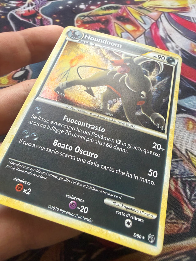 Houndoom – Carta Pokémon | Condizione Excellent (ヘルガー) – Pokémon – foto 3