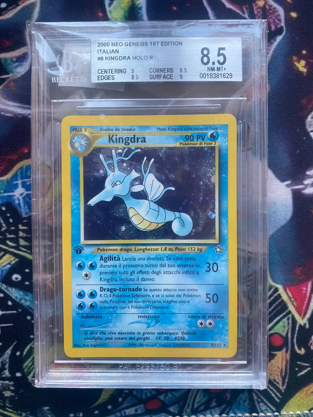 Kingdra 1a Edizione Neo Genesis BGS 8.5 – Pokémon gradata