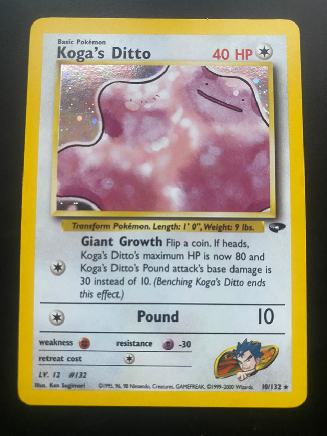 Koga's Ditto EX+ Gym Challenge – Pokémon