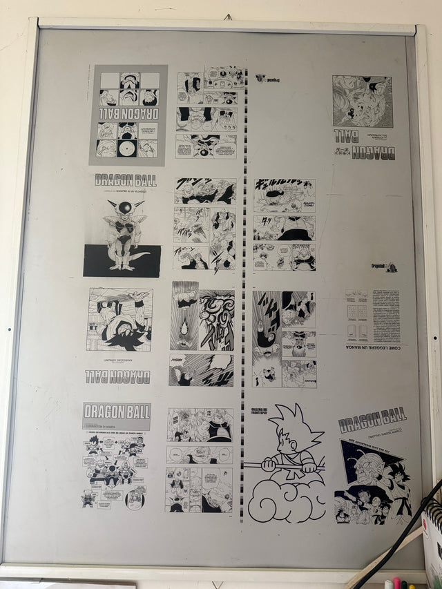 Lastra di Stampa Originale Offset in Alluminio – Dragon Ball (Saga di Namecc) – Dragon Ball