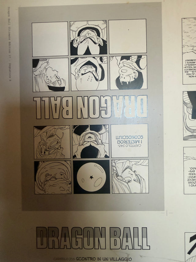 Lastra di Stampa Originale Offset in Alluminio – Dragon Ball (Saga di Namecc) – Dragon Ball – foto 6