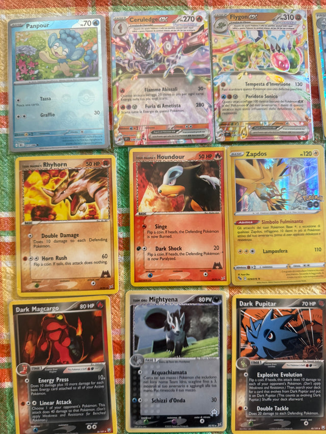 Lotto Pokémon 3 – 34 Carte Dark Magcargo EX/NM – Pokémon – foto 2