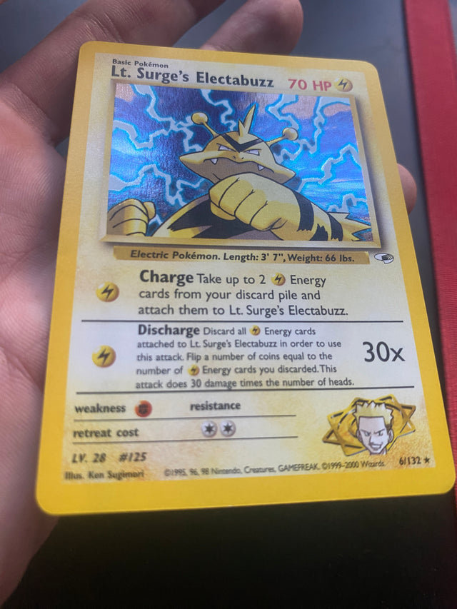Lt. Surge's Electabuzz ENG EX+ Gym Heroes – Pokémon – foto 3