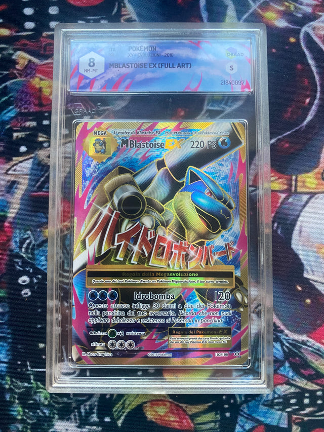 M Blastoise EX XY Evoluzioni 2016 ITA GRAAD 8 – Pokémon gradata