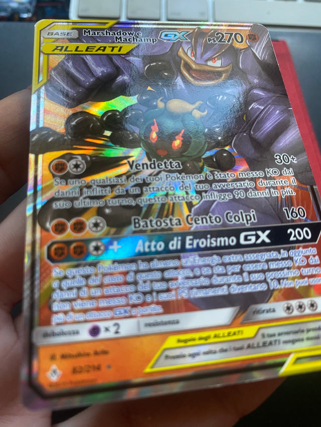 Marshadow & Machamp GX ITA Near Mint Legami Inossidabili – Pokémon – foto 3