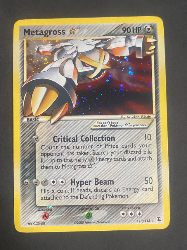 METAGOROSS  GOLD STAR SPECIE DELTA 2005 EX - 113/113 – Pokémon
