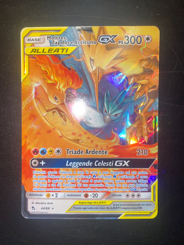 Moltres Zapdos Articuno GX 44/68 ITA Near Mint – Pokémon