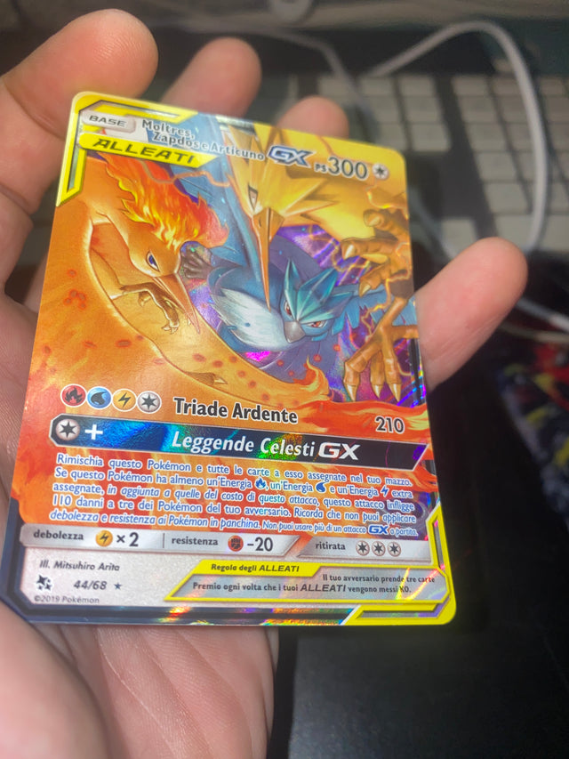 Moltres Zapdos Articuno GX 44/68 ITA Near Mint – Pokémon – foto 3