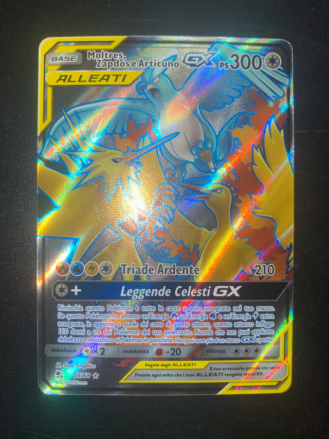 Moltres Zapdos Articuno GX 66/68 ITA Near Mint – Pokémon