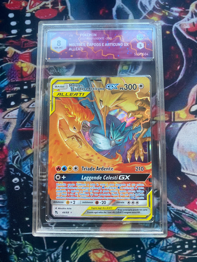 Moltres Zapdos Articuno GX Destino Sfuggente 2019 ITA GRAAD 8 – Pokémon gradata