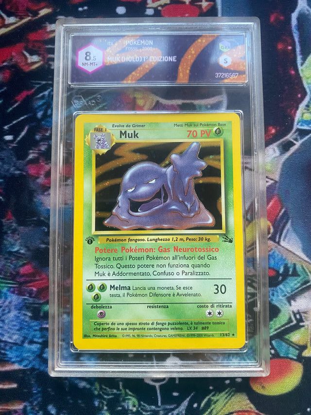Muk 1a Edizione Fossili 2000 ITA GRAAD 8.5 – Pokémon gradata