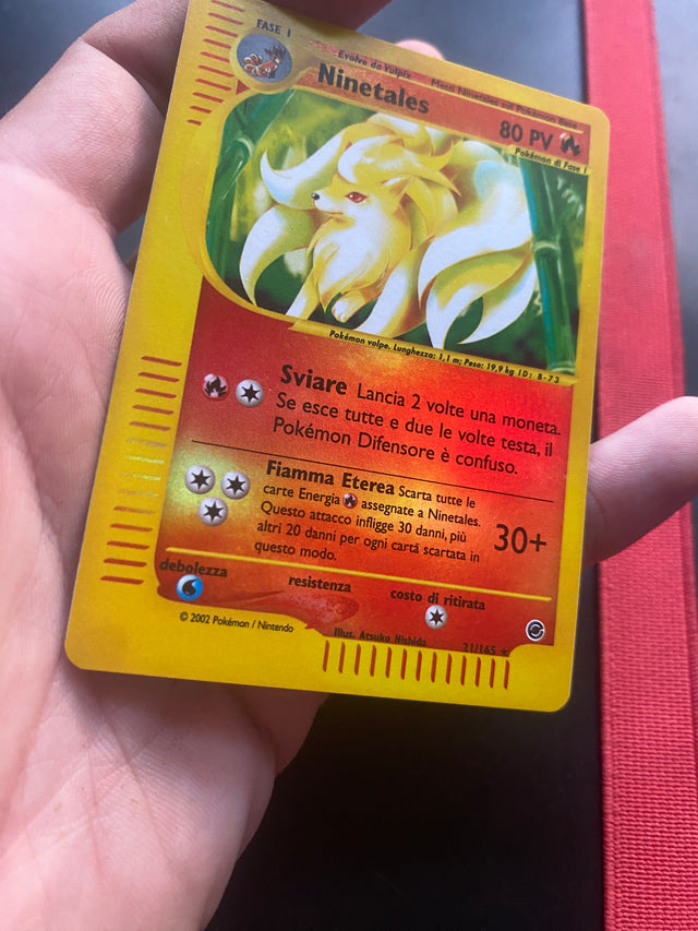 Ninetales Reverse Holo ITA EX+ – Pokémon – foto 3