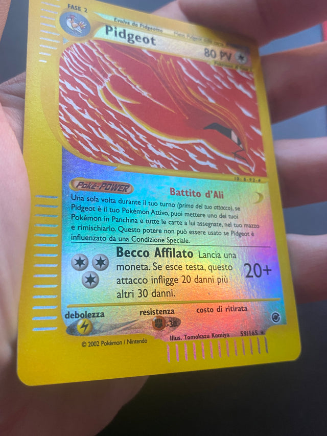 Pidgeot 59/165 Holo Reverse EX Expedition – Pokémon – foto 3