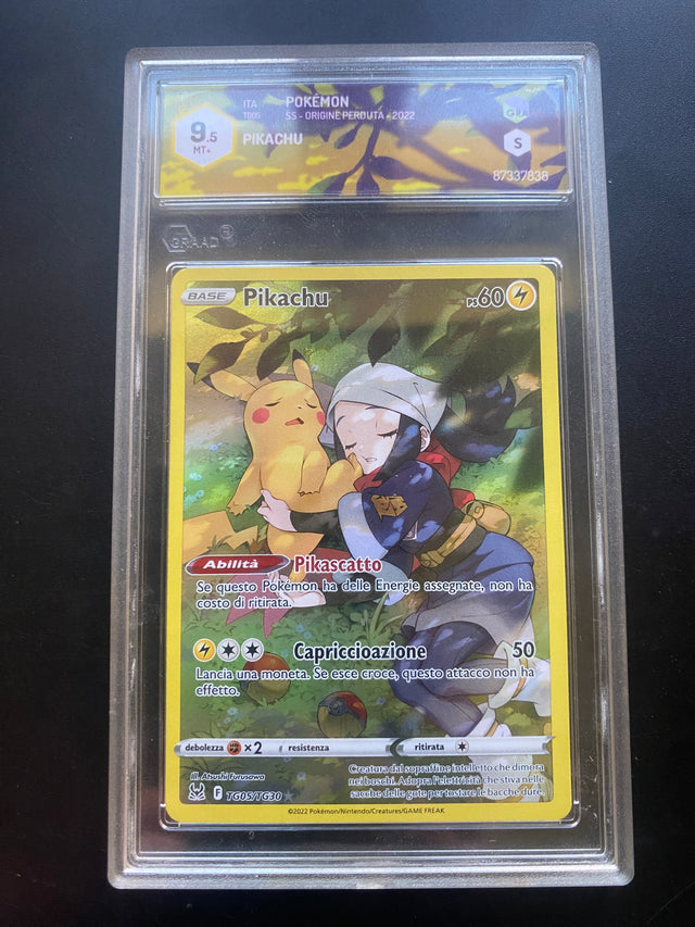 Pikachu Origine Perduta ITA GRAAD 9.5 – Pokémon gradata
