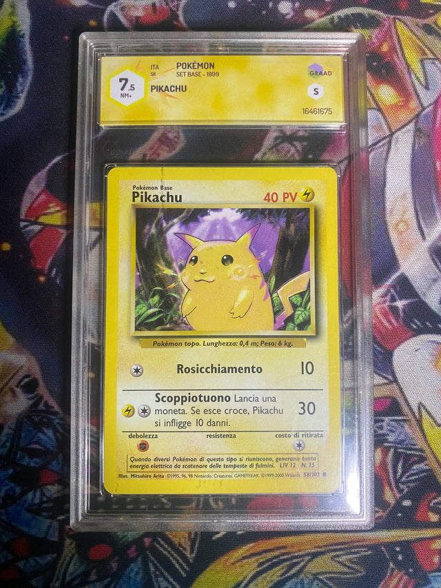 Pikachu Set Base 1999 GRAAD 7.5 – Pokémon gradata