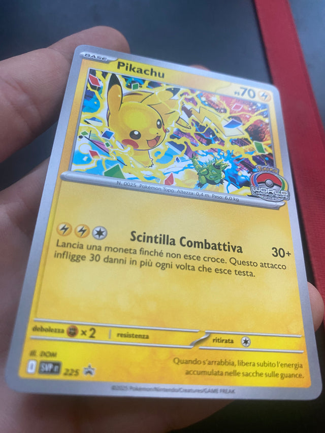 PIKACHU  ITA WORD CHAMPION NM – Pokémon – foto 2
