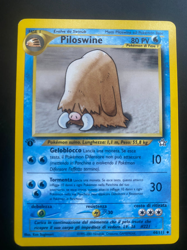 PILOSWINE 1 ED ITA EX – Pokémon