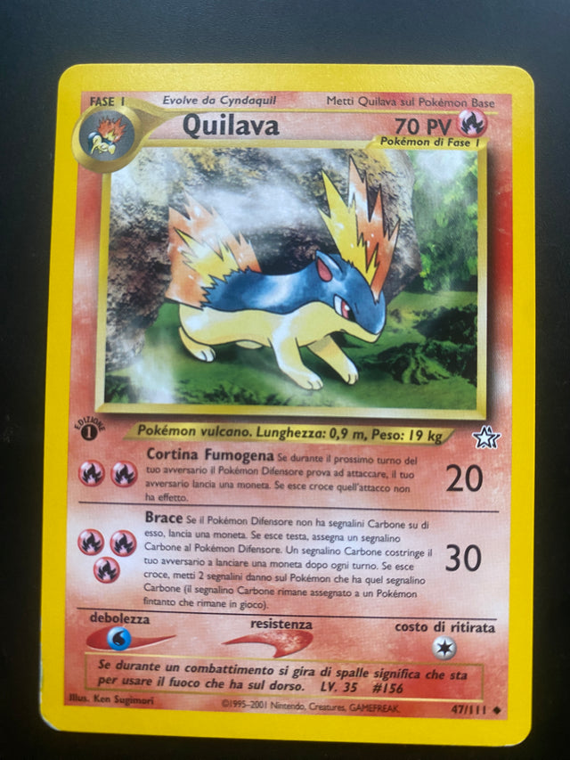 Quilava 1a Edizione ITA EX Neo Genesis – Pokémon
