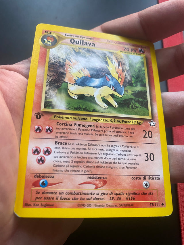Quilava 1a Edizione ITA EX Neo Genesis – Pokémon – foto 3