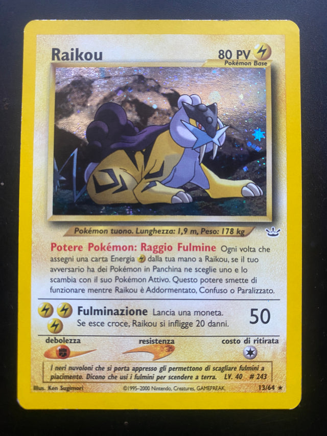 Raikou 13/64 Holo ITA EX Neo Revelation – Pokémon