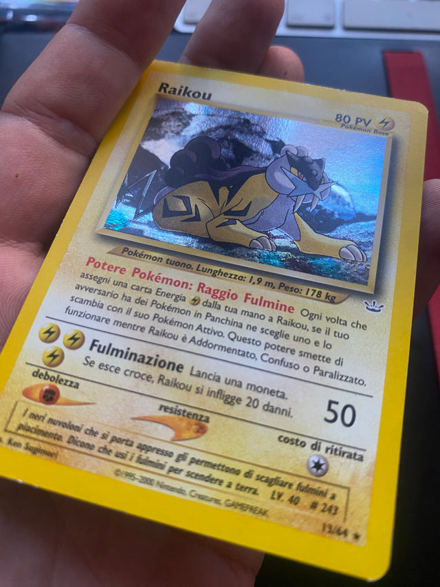 Raikou 13/64 Holo ITA EX Neo Revelation – Pokémon – foto 3
