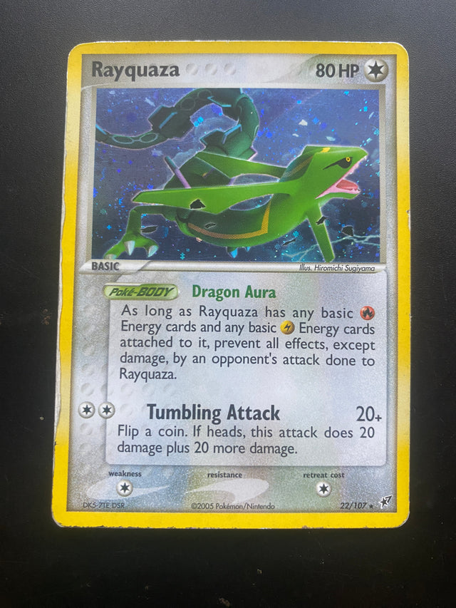 Rayquaza Holo 22/107 ENG Lightly Played – Pokémon