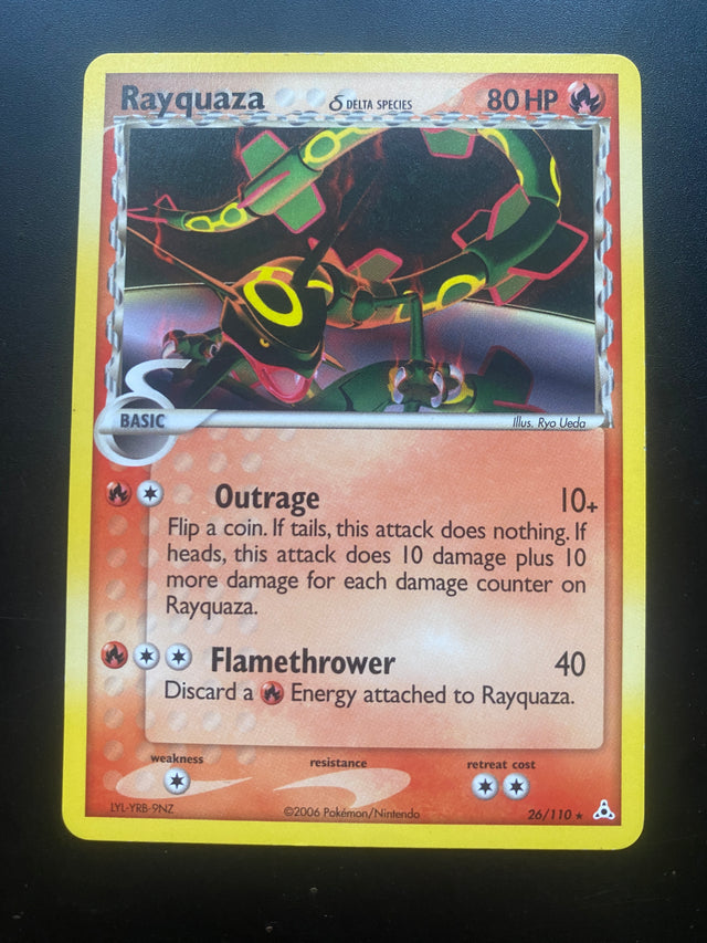 Rayquaza δ 26/110 ENG Near Mint EX Holon Phantoms – Pokémon
