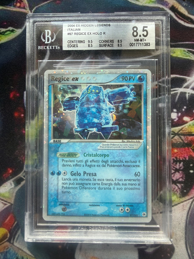 Regiice EX - Carta Pokémon Gradata BGS 8.5 – Pokémon gradata