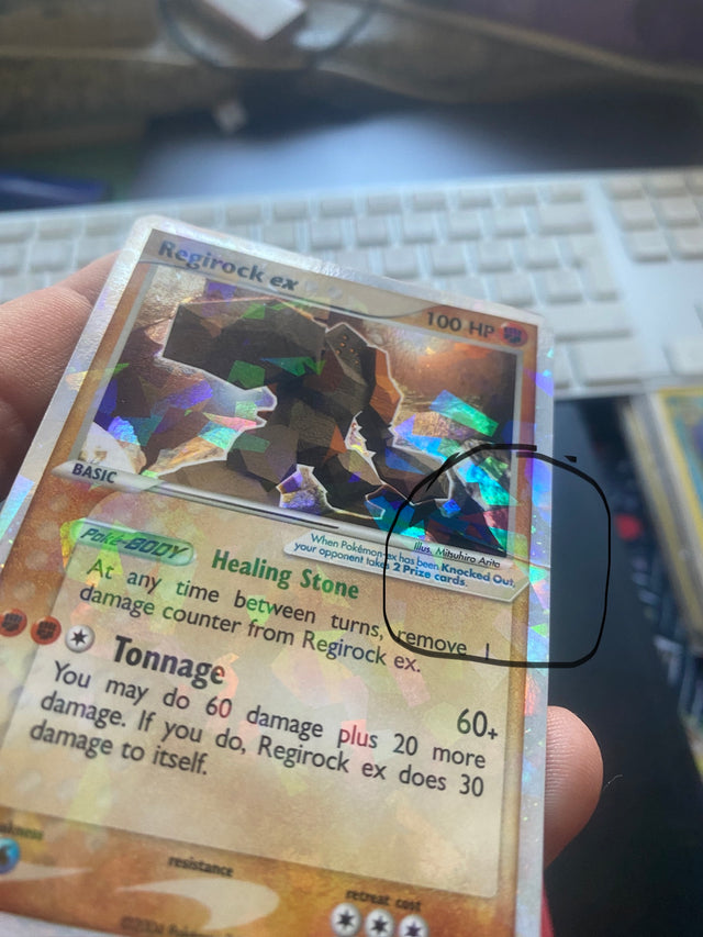 Regirock ex EX Hidden Legends 98/101 ENG GOOD+ (Grinza Frontale) – Pokémon – foto 4