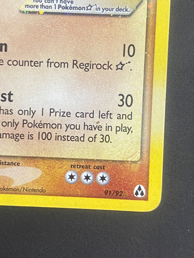 REGIROCK EX LEGGENDA DI HOLON 2006 – Pokémon – foto 4