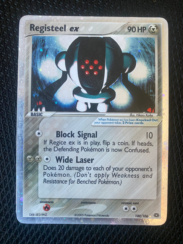 Registeel ex 100/106 ENG EX+ EX Emerald – Pokémon
