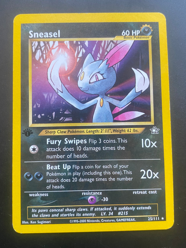 SNEASEL 1 ED  ENG EX – Pokémon