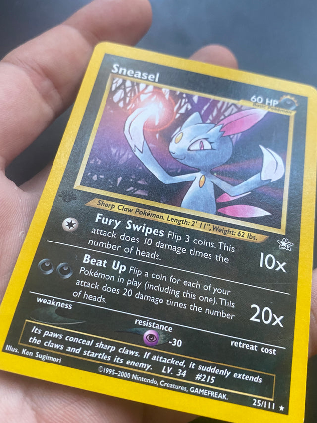 SNEASEL 1 ED  ENG EX – Pokémon – foto 3