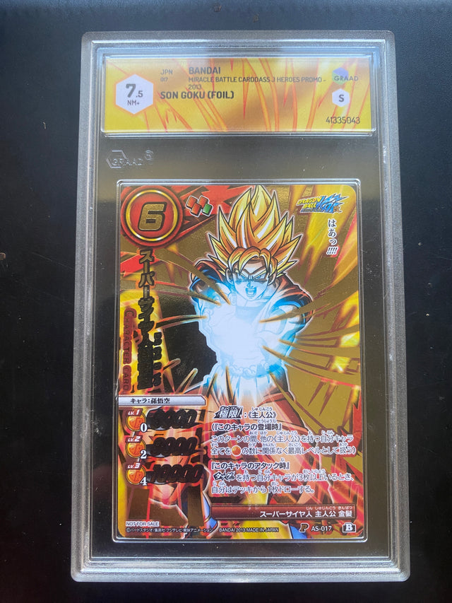 SON GOKU BATTLE CARDDASS PROMO GRAAD 7,5 – Dragon Ball gradata