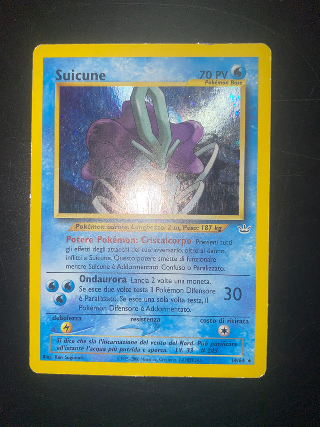 Suicune 14/64 ITA Holo Neo Revelation GOOD – Pokémon