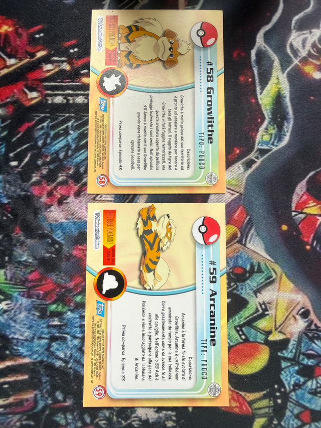 Topps duo Arcanine EX No Holo – Pokémon – foto 2