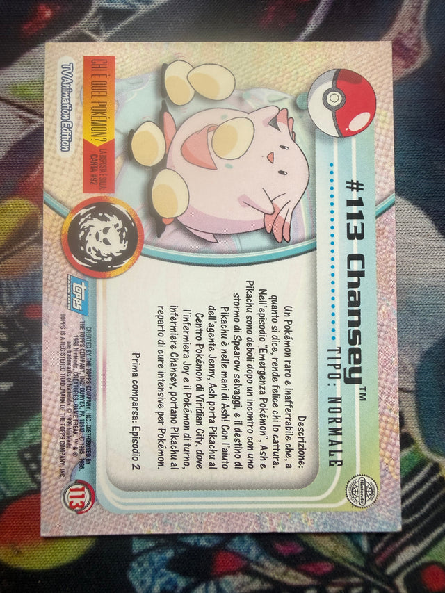 Topps Chansey No Holo - EX (Excellent) – Pokémon – foto 2